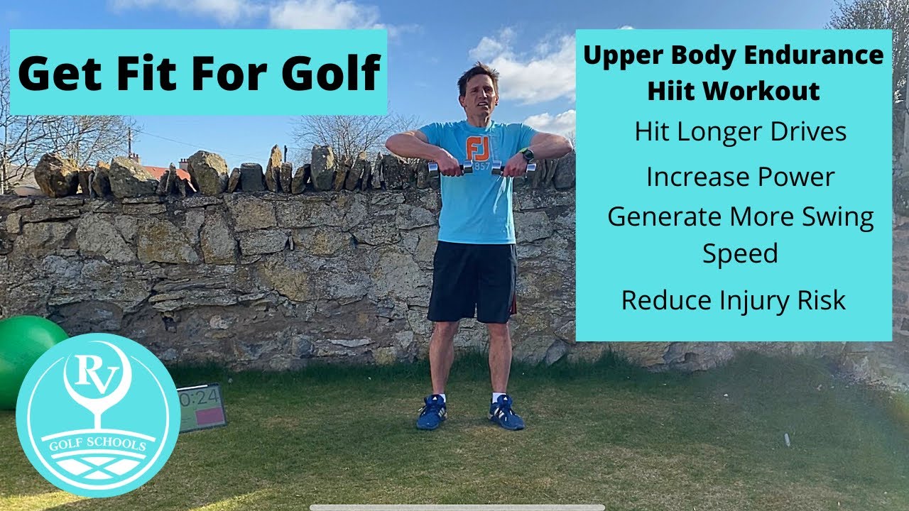 Get Fit For Golf Workout – Endurance Upper Body Dumbbell Workout