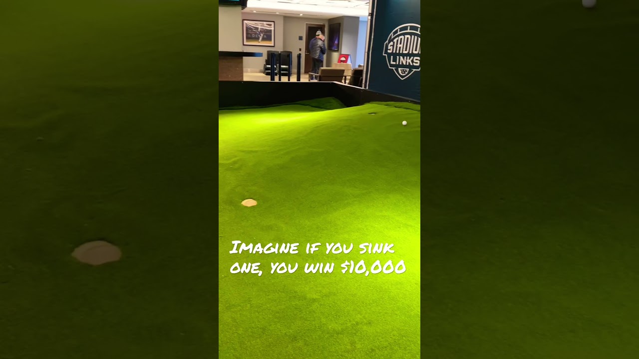 THE $10,000 IMPOSSIBLE PUTT #golf #shorts