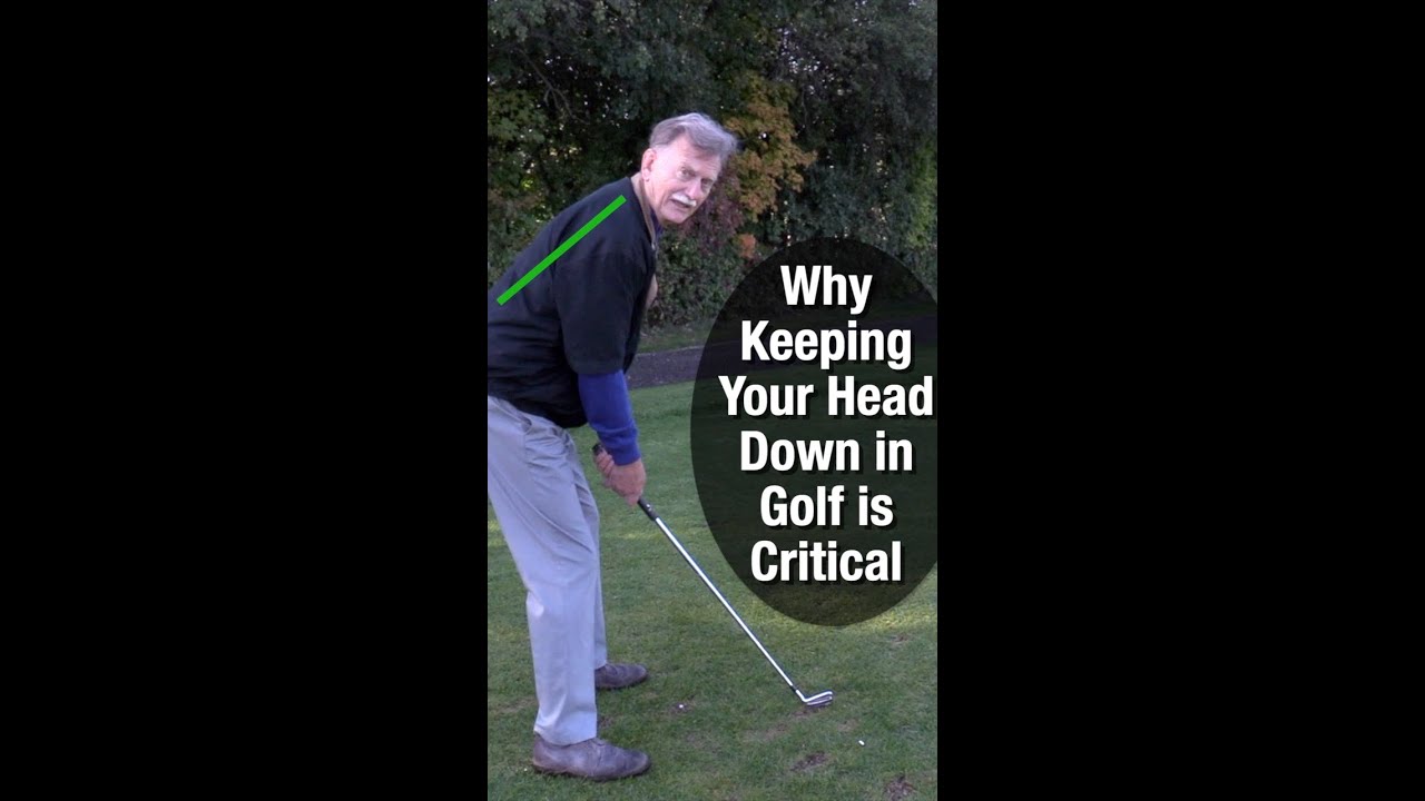 Why Keeping Your Head Down in Golf is Critical #shorts