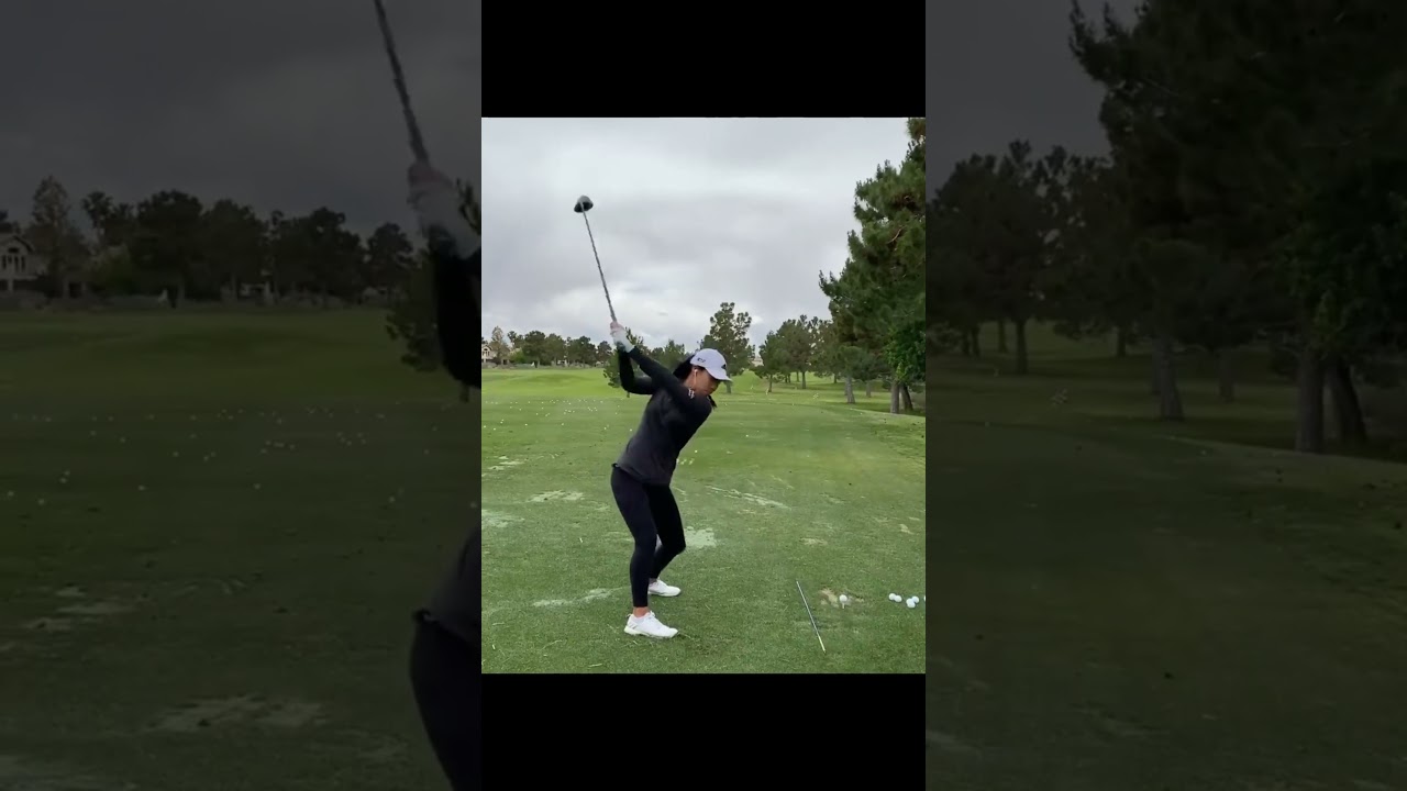 danielle kang Golf Swing Practice Golf Highlights slow motion