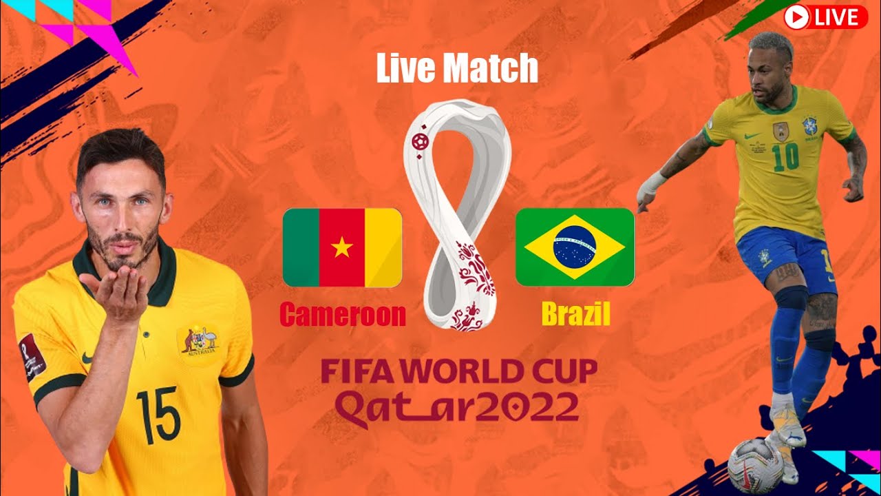 Cameroon Vs Brazil Football match Live 2022 • eFootball Pes 21 Gameplay & Watch #137