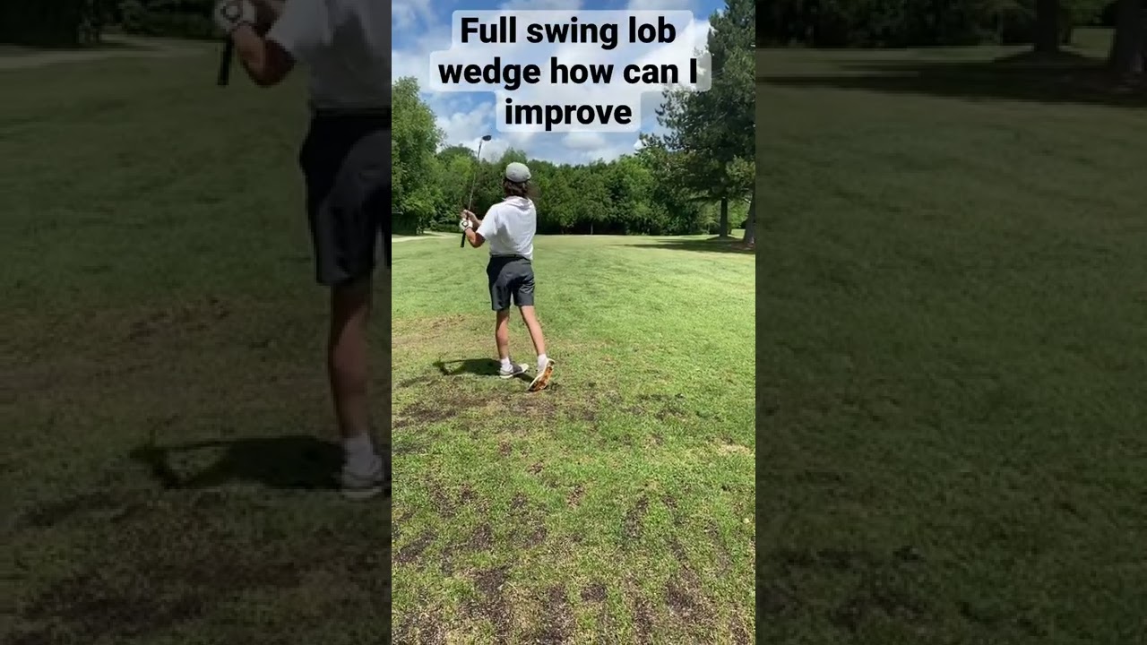 Comment how I can improve my swing … check out our other videos if your bad at golf