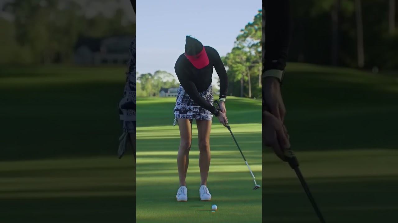 Fit golfer girl // Play Golf Myrtle Beach is giving away a golf tips #shorts #shortvideo #golf