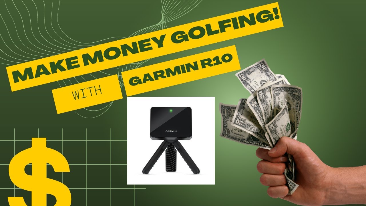 You Can Make Money and Support Charity Playing Golf with your Garmin R10 Golf Simulator!