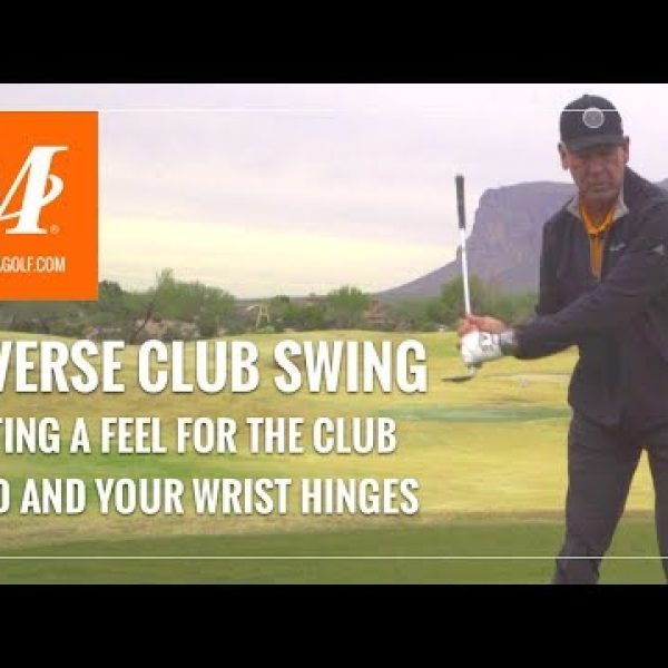 Malaska Golf // Reverse Club Swing – Feel for Wrist Hinge in Full Swing