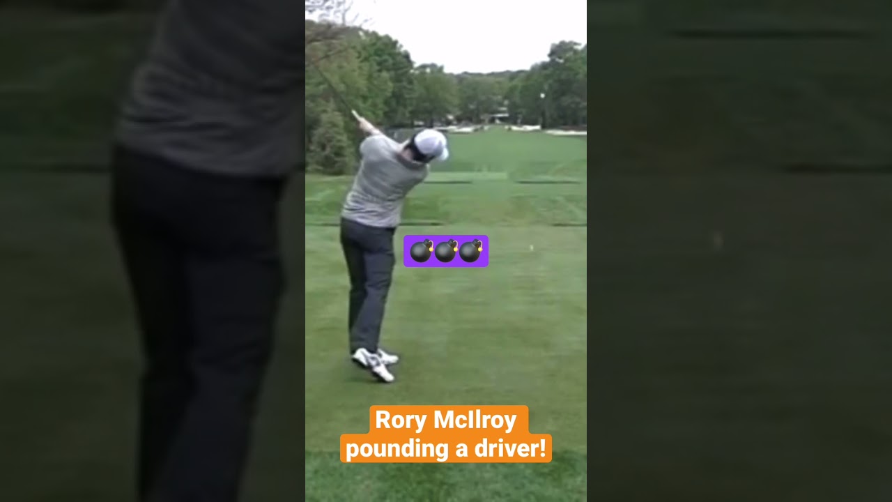 Rory McIlroy pounds a driver! #golf #rorymcilroy #tomgillisgolf
