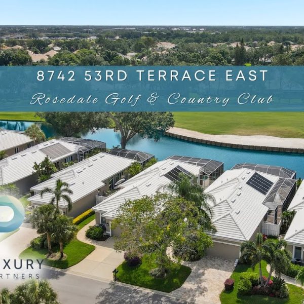 8742 53rd Terrace East, Bradenton, FL 34211 – Rosedale Golf & Country Club – Video Tour