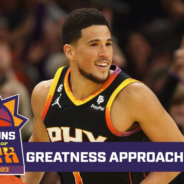 Devin Booker is on an all-time scoring barrage as the Suns pull even with the Denver Nuggets