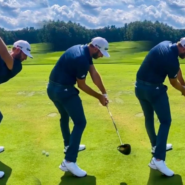 Dustin Johnson Golf Swing - DRIVER SWING | Full Speed + SLOW MOTION