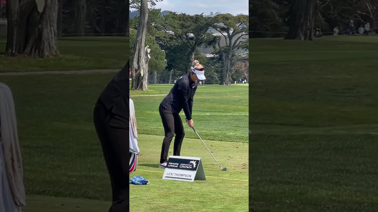 Lexi Thompson 4 iron #golf #golfswing #sanfrancisco #golfstagram #golfclubs