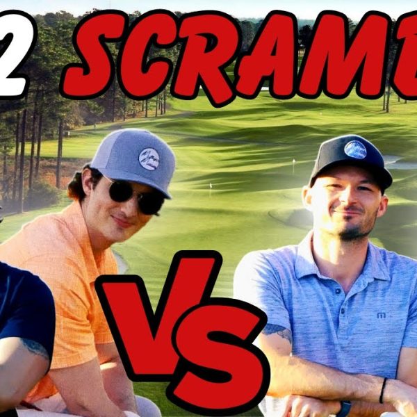 Our First 2v2 Golf Match | 9 Hole Scramble | Mulligan Masters