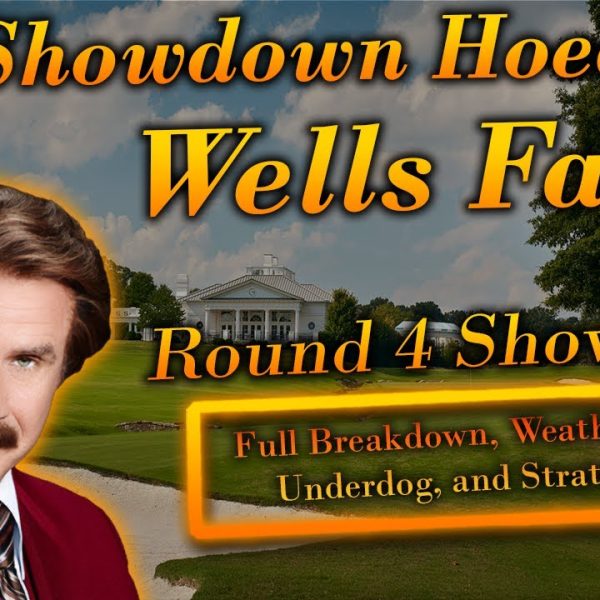 PGA DFS: Showdown Hoedown Round 4 | Wells Fargo | DraftKings Strategies & (Not) Picks | Underdog