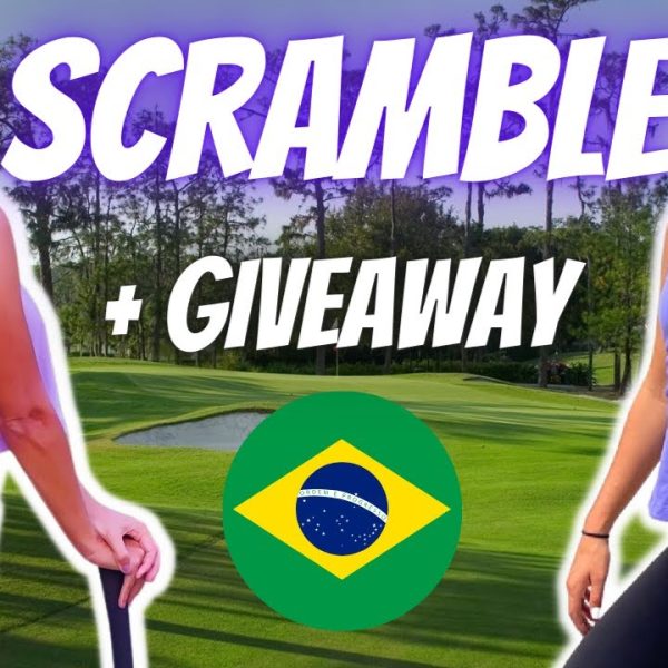 5 Hole Scramble With DRAMATIC GOLFERS | Sabrina Andolpho