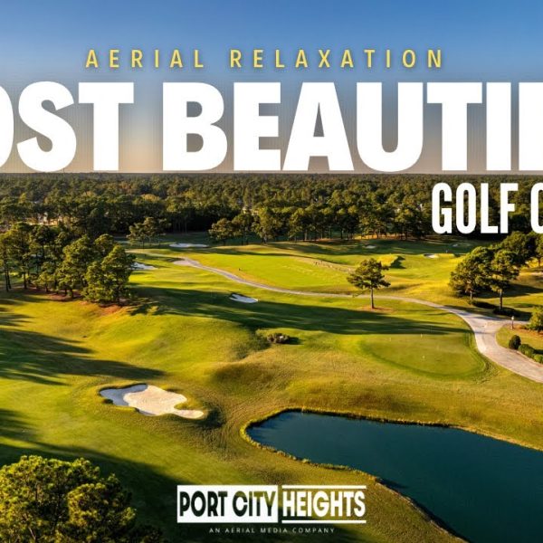 Aerial Relaxation: The Most Beautiful Golf Courses in Wilmington | Filmed in 4K UHD