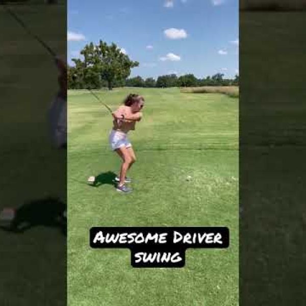 Best driver swing so far!!