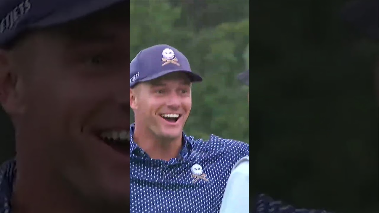 Bryson DeChambeau sinks 40 footer to shoot a record score of 58