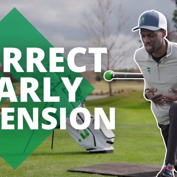 Correct EARLY EXTENSION in Your Swing With This At-Home Exercise