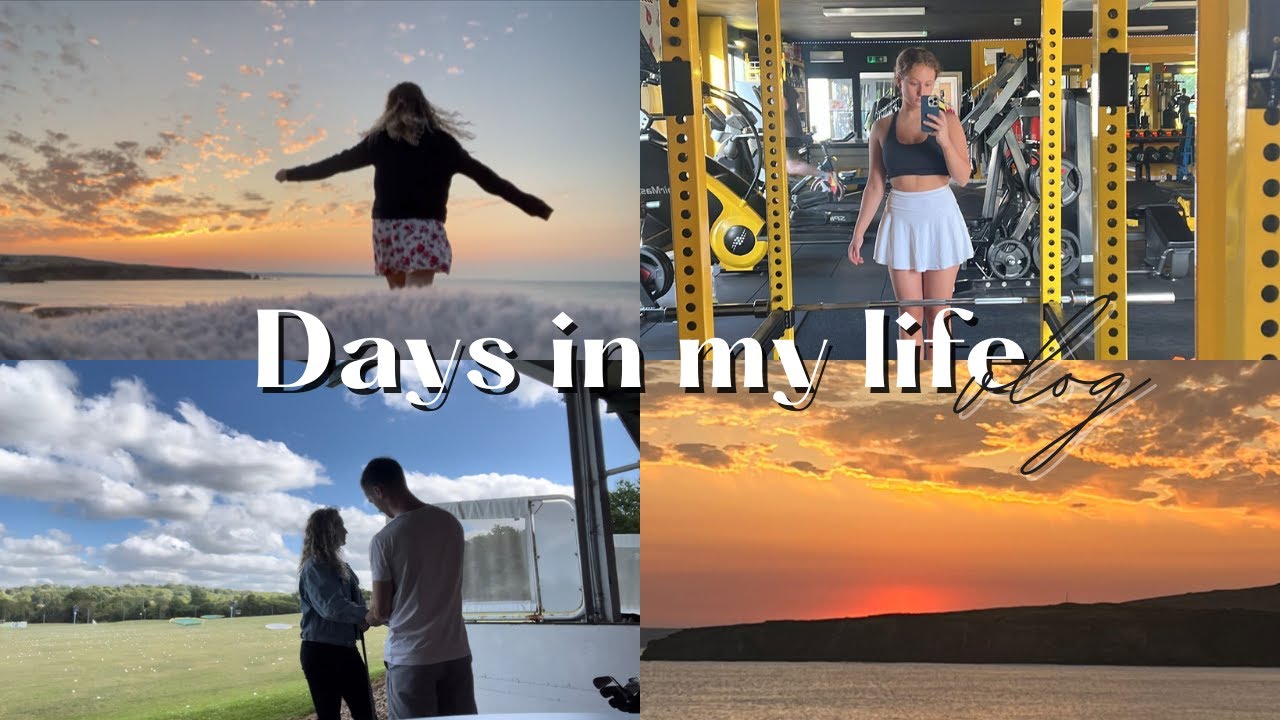 FEW DAYS VLOG: holiday prep, sunset date, golf driving range + get to know me