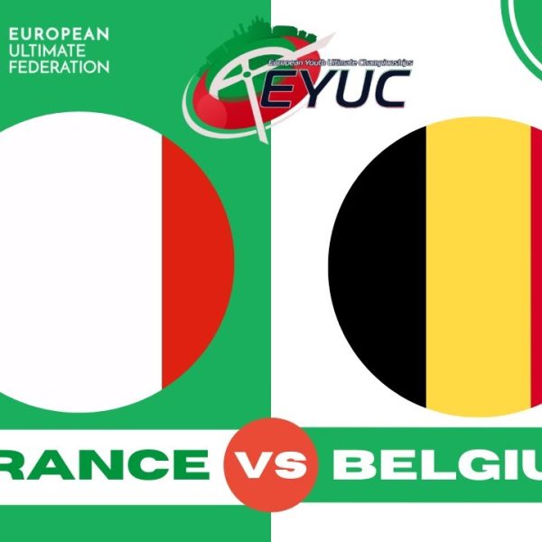 France vs Belgium — OPEN Pool B — European Youth Ultimate Championships #EYUC2023