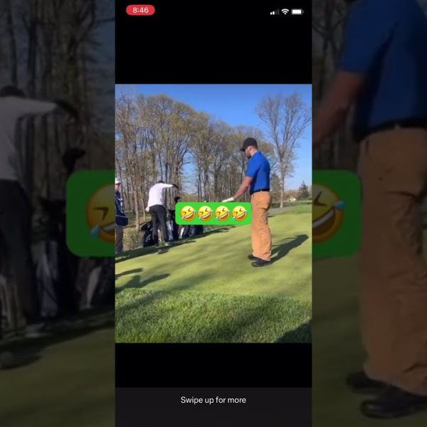 Golfer snaps at friends then SNAPS HIS CLUB! #golf #funnygolf #tomgillisgolf