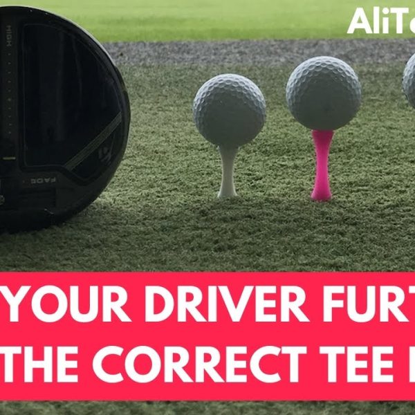 HIT YOUR DRIVER FURTHER WITH THE CORRECT TEE HEIGHT