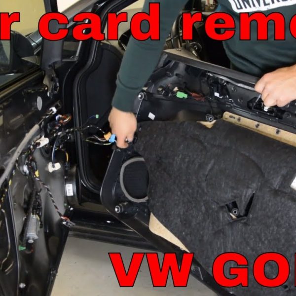 How to remove the door panel Volkswagen  Golf 7