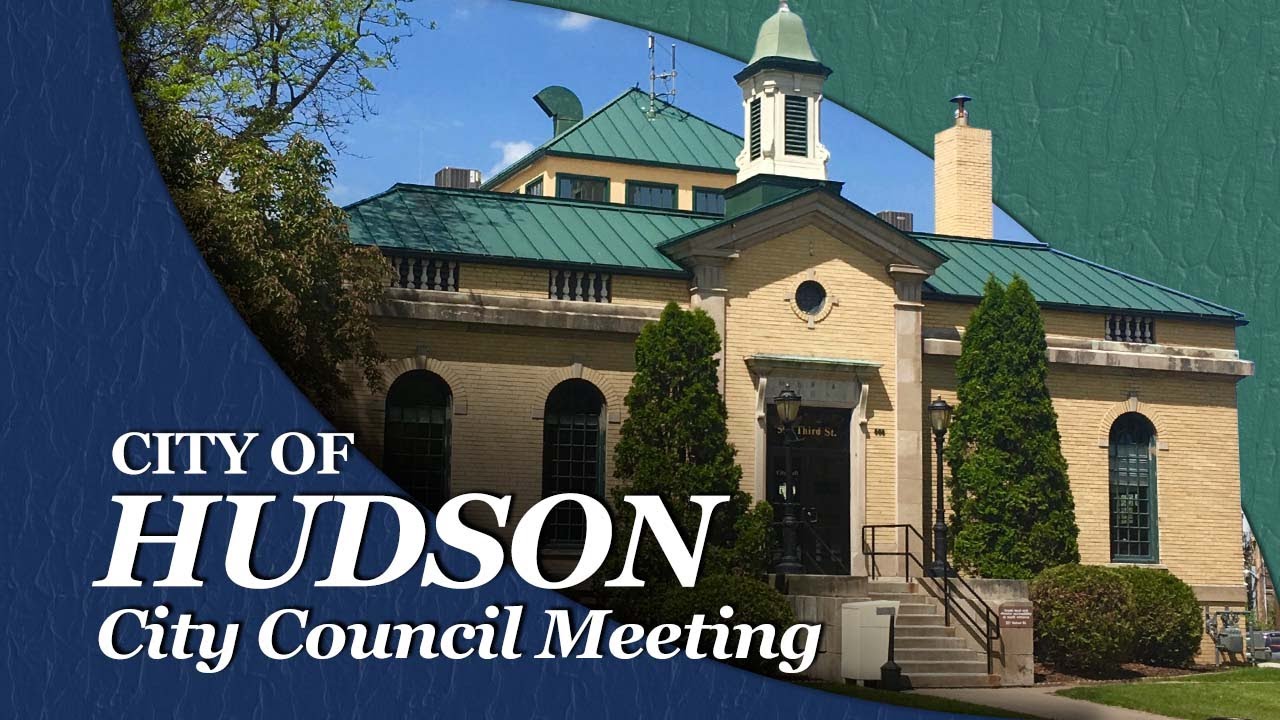 Hudson City Council August 7. 2023