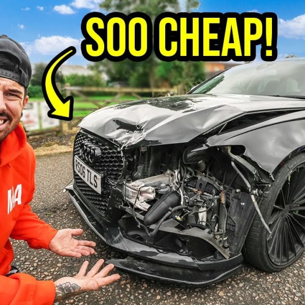 I BOUGHT A WRECKED AUDI RS6 THEN REBUILT IT IN 24 HOURS