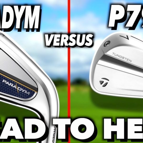 NEW Taylormade P790 irons V Callaway Paradym irons - head to head 2023