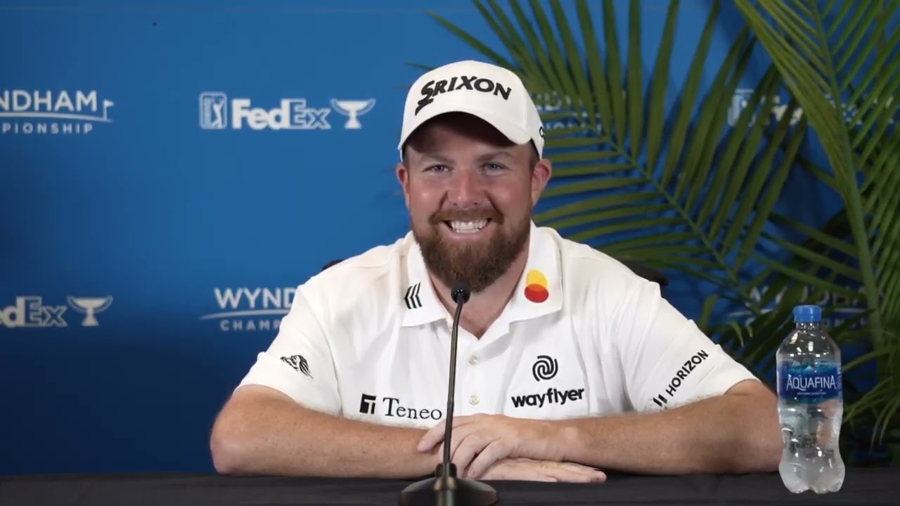 Shane Lowry Wednesday Press Conference 2023 Wyndham Championship © PGA Tour