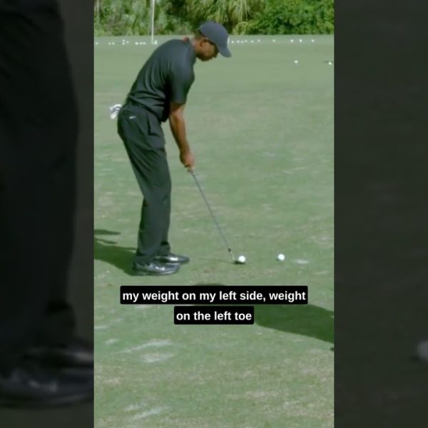 Tiger Woods on Chipping