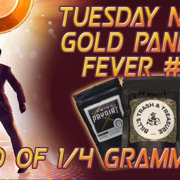 Tuesday Night Gold Panning Fever - Episode #124 A Trio of 1/4 Grammers