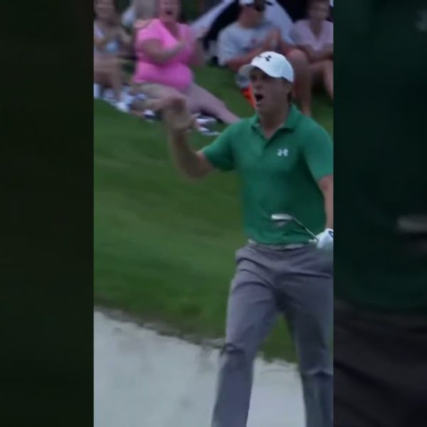 Unbelievable Golf Shot Leaves Jordan Spieth Racing in Excitement