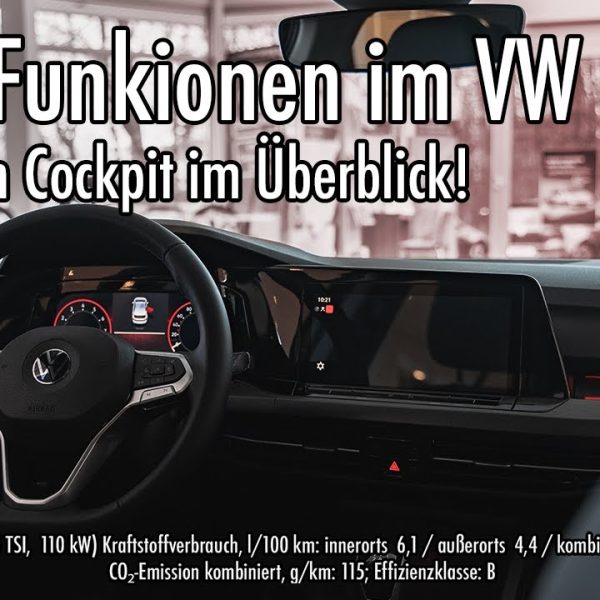 VW Golf 8 2020 | Innovision Cockpit | Alle Funktionen | Sprachbedienung | Schmidtmotorsport