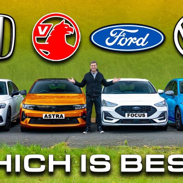 VW Golf v Ford Focus v Honda Civic v Astra review