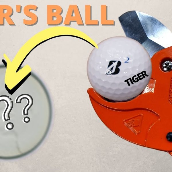 WHAT'S INSIDE A TIGER WOODS BRIDGESTONE GOLF BALL? #Shorts